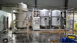 某客戶10噸/天酸洗廢水低溫蒸發器處理工程案例